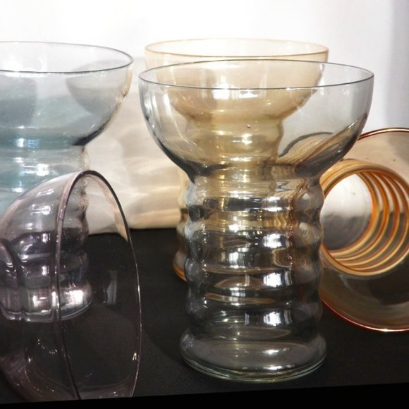 West Virginia Glass Co. Vintage Highball Glasses from 1930's -1940's